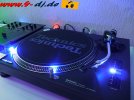 Technics SL-1210 MK2 4-DJ BLUE Edition verkauft