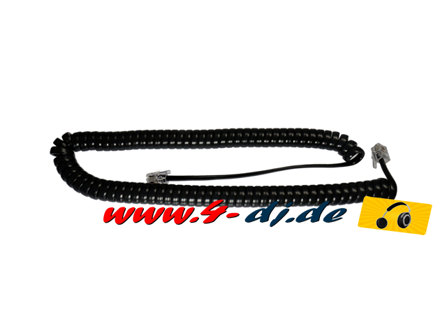 Panasonic HANDSET CORD (BLACK) - Click Image to Close