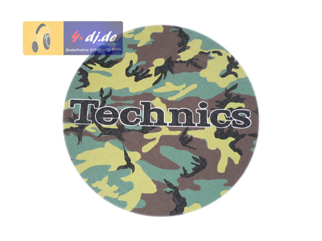 Slipmats Technics Camo Logo Doppelpack - Click Image to Close