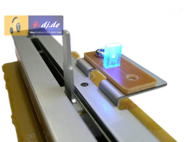 Technics 1200/1210 MK2 Pitch Fader Unit komplett blue - Click Image to Close